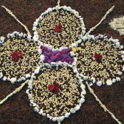 Close-up detail of one of the alfombras (photo: Victoria Stone)