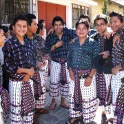 Young men of San Pedro wearing their colorful clothing. (photo: Victoria Stone)