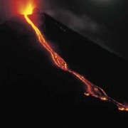 Hysterical villagers were running down the road—women praying aloud and men yelling at us to abandon the area. Pacaya was beginning to resemble a huge Roman candle.