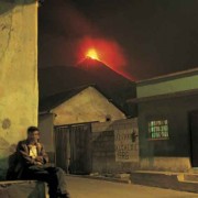 As Pacaya erupts, the town below sleeps