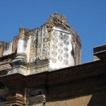 Plaster embellishment on Church of San Sebastián