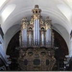 Organ of colonial La Merced Church, moved to the church in the new capital