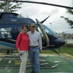 Ready to board for the flight to El Mirador