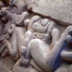 Detail of carving near La Danta temple