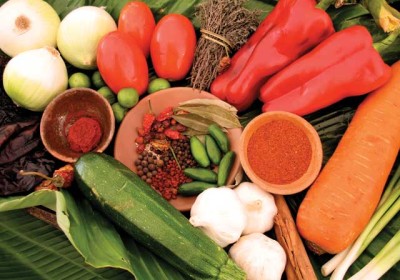 Kitchen Colors (photo by Rudy Giron/AntiguaDailyPhoto.com)