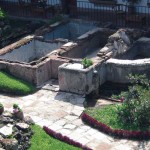 The old pila in the back patio of Hotel Posada de Don Rodrigo