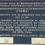 CIRMA plaque