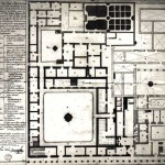 Very few of the buildings in Antigua have original plans. This 1763 plan (first floor) was found at the Archives of the Indies in Seville, Spain. The description is fascinating but may have actually been a proposal for the approval of the building permit by Luis Diez de Navarro, a Spanish engineer who was in charge of the new structure which was completed in 1764.