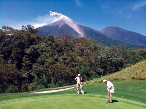 Fuego Maya Golf Course is distinct in the world for its 4-volcano view. (photo: JB)