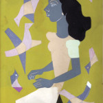 “Boceto para el Retrato de Lily” témpera sobre papel, 32 x 24 cm, 1950