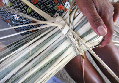 Before the brooms make it to market to be sold, numerous labor-intensive steps are involved.