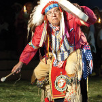 Last year a visiting dignitary representing the Apache Nation from New Mexico performed one of their sacred dances.