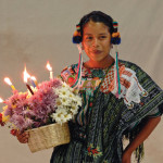 Maya girls from all over the country, each dressed in gorgeous traditional ceremonial costumes, compete for the title.