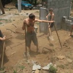 Bartenders Without Borders volunteers at school site in Ciudad Vieja