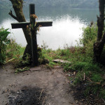 Lagoon-side altar, recently used