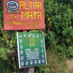 Maya calendar signs and alter on the trail