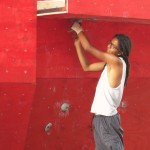 Getting ready for the Antigua Boulder Challenge (photo by Rudy A. Girón)