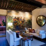 Living room at Mil Flores Luxury Design Hotel La Antigua Guatemala