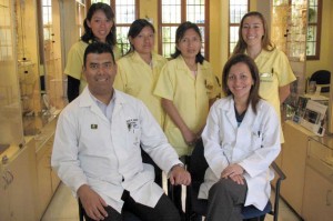 Drs. José and Dalia de Golcher and staff