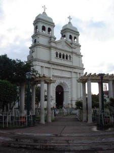 Retalhuleu’s central park boasts a beautiful church