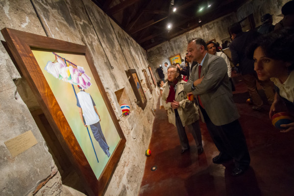 Inauguration of Exhibit Con Ojos de Niño by Nelo Mijangos