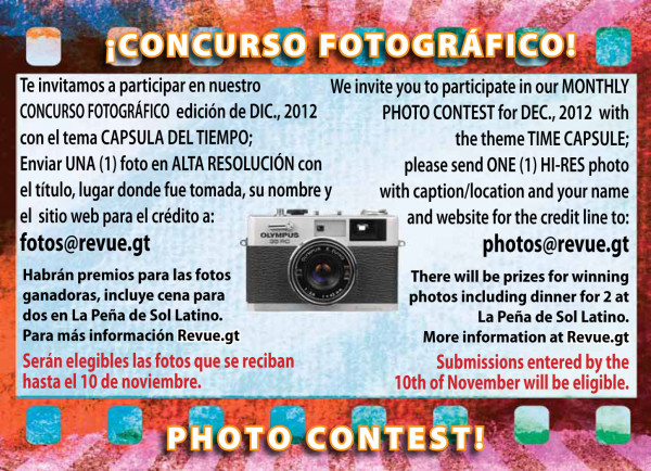 REVUE’s December 2012 Photo Contest: Guatemalan Time Capsule
