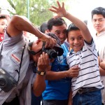 Taking photos for the Feast of Our Lady of Guadalupe in Antigua Guatemala (photo by Rudy Giron)