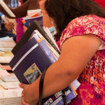 Entrega de libros por CFCE en La Antigua Guatemala, photo by Nelo Mijangos