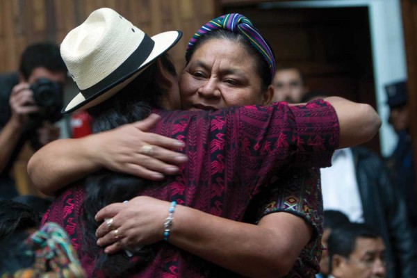 Rigoberta Menchú, Changing  the World  (photo courtesy of Moisés Castillo)