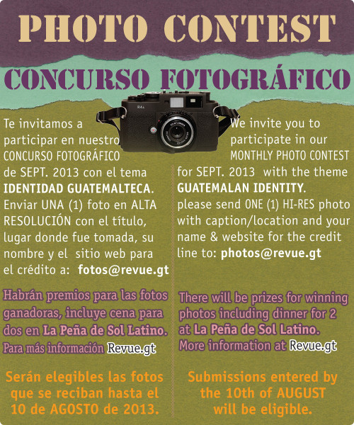 REVUE’s September 2013 Photo Contest: Markets in Guatemala