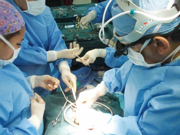 Open heart surgery in Guatemala City
