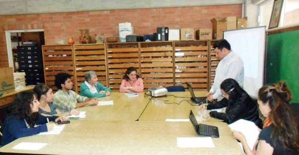 Students taking classes