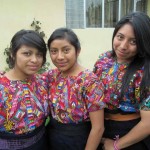 Guatemalan girl leaders in Concepción Chiquirichapa. (Lorena Gómez-Barris, Agali Staff)