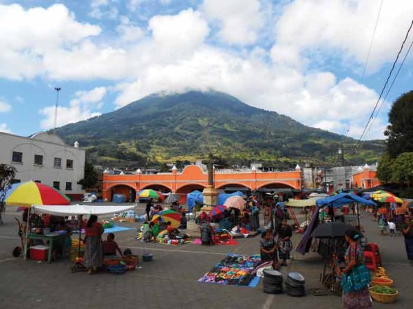 Local market of Santa María de Jesús