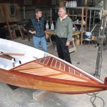 Pierre Turlin and Jean Vayssier in their Antigua workshop.