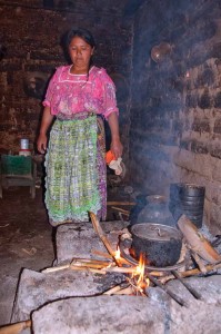 Inhaling the toxic fumes while preparing tortillas and frijoles puts rural Guatemalans at risk of blindness or respiratory diseases on a daily basis