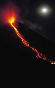 Pacaya volcano eruption