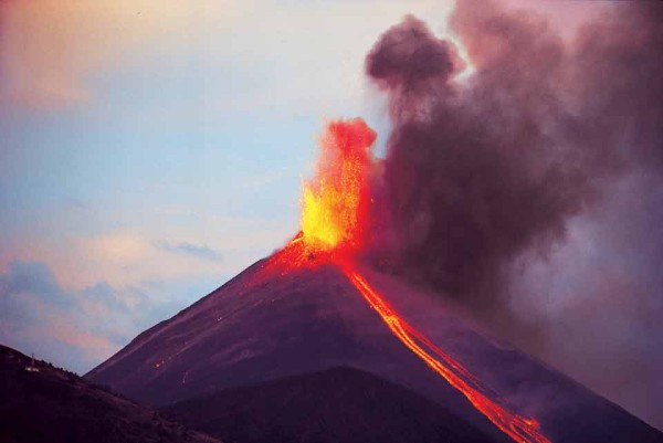 Pacaya looked like an immense Roman candle as the lava shot more than one kilometer into the firmament and a deep, ultra-low frequency roar emanated from the trembling ground below our feet. 