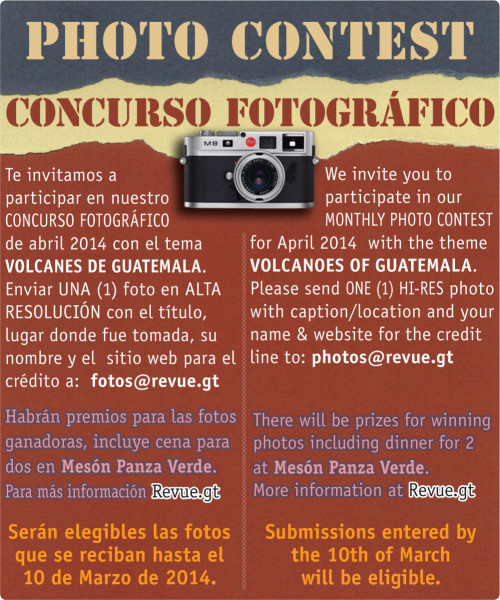 REVUE’s April 2014 Photo Contest: Guatemalan Traditions