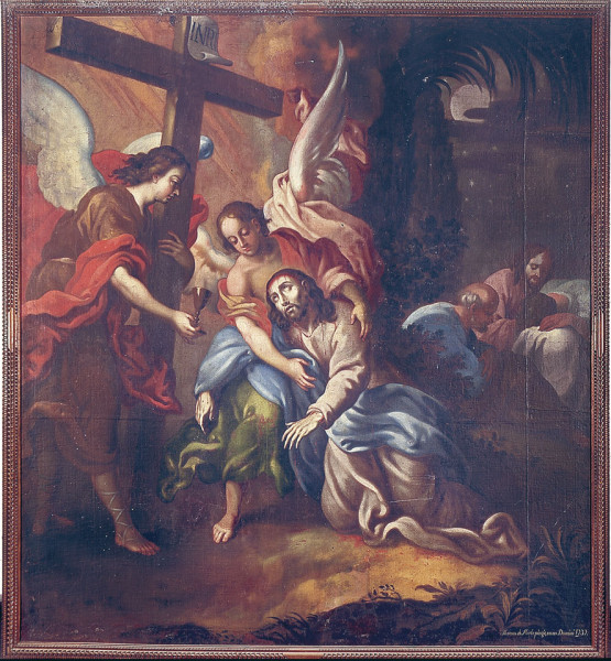 One of the paintings that was stolen: “La oración en el Huerto” by Tomás de Merlo, 1737 (photo courtesy of miguel f. torres) 