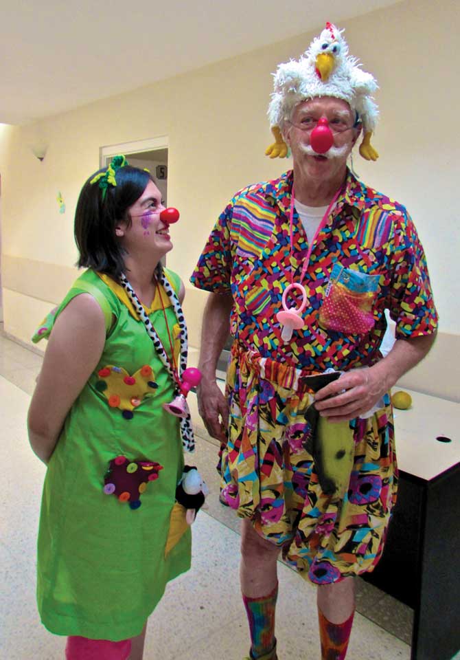 Patch Adams and accomplice