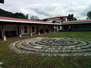 Classrooms and green area
