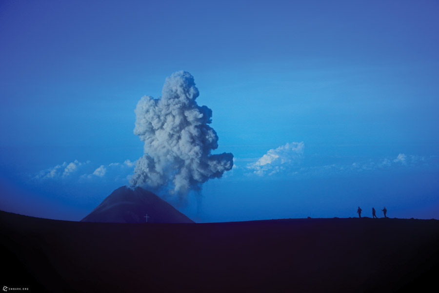 Guatemalan Volcano eruption