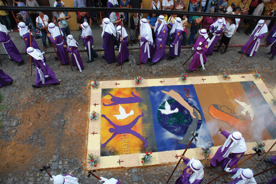 Guatemala Holy Week Carpet